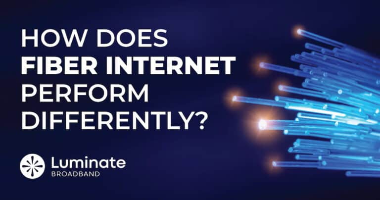 How is fiber internet different